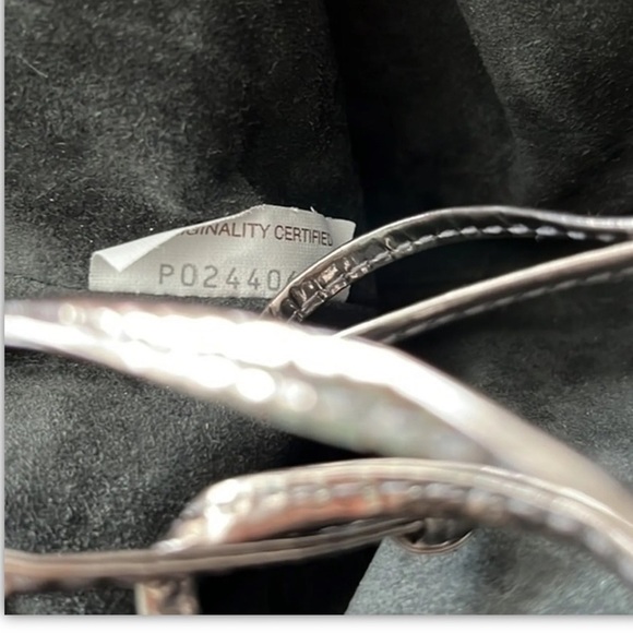 Bottega Veneta The Pouch Mini Metallic Leather Clutch NWT - Picture 9 of 12